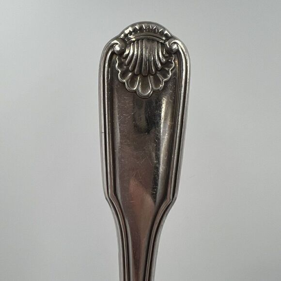 Oneida COMMUNITY SILVER SHELL Silverplate Oval Soup Table Spoon (1) 6 7/8" - Picture 3 of 7